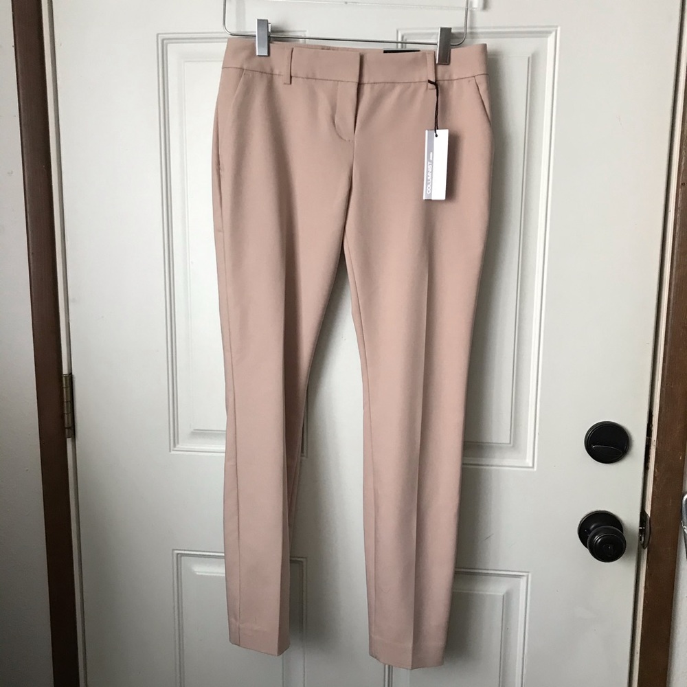 Blush Pink EXPRESS Columnist Ankle Pants